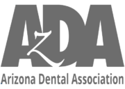 transparent grey arizona dental association logo